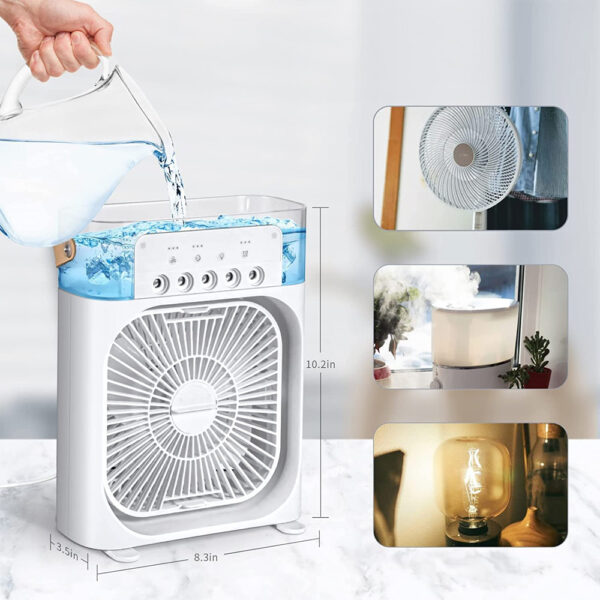 ⁦Portable Air Conditioner Fan - مروحة مكيف الهواء المحمولة⁩ - الصورة ⁦4⁩
