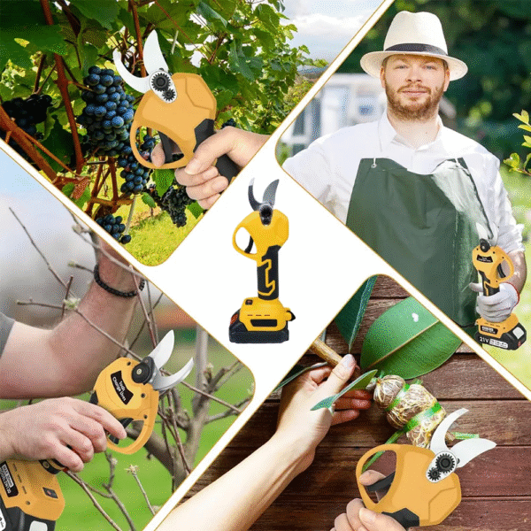 ⁦• DENX Electric Pruning Machine - مقص تقليم الاشجار كهربائي لاسلكي ضمان عام⁩ - الصورة ⁦2⁩