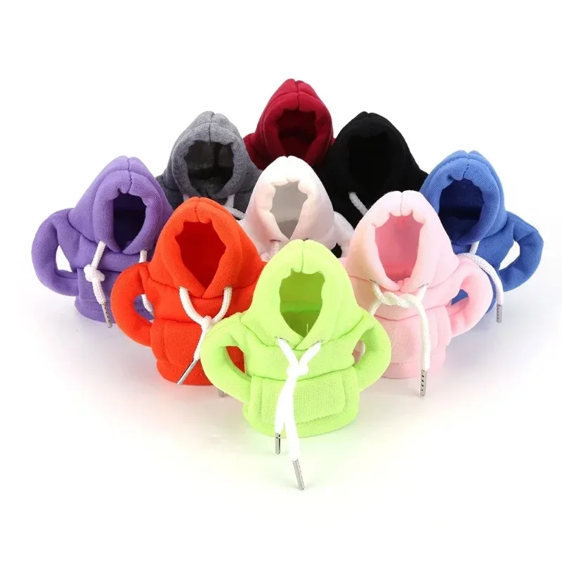 VIKEFON Car Shift Lever Handle Kit Creative Universal Car Gear Shift Washable Hoodie Decoration Funny Car Interior Accessories - AliExpress - الصورة 4